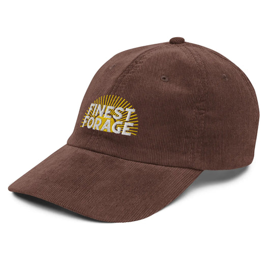 Finest Forage Finest Forage Vintage Style Corduroy Logo Hat